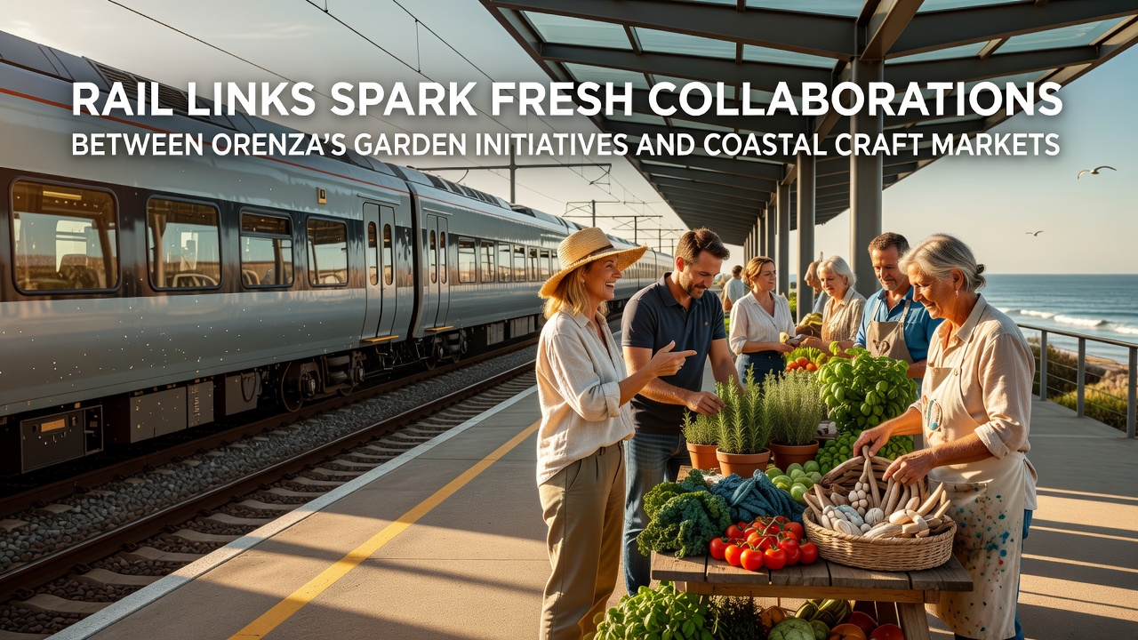 Rail Connections Inspire Partnerships for Orenza Gardens and Coastal Craft Markets